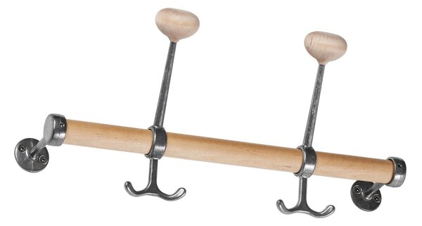 Essem Design Gustav coat rack birch-aluminium