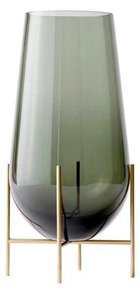 Audo Copenhagen Echasse Vase Smoke coloured glass