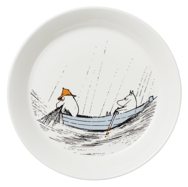 Arabia True to its origins Moomin plate 2017 white