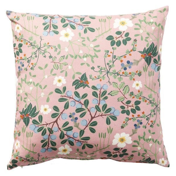 Klippan Yllefabrik Blackthorn cushion cover pink