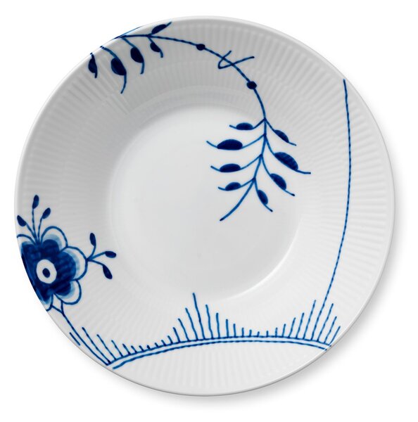 Royal Copenhagen Blue Fluted Mega deep plate 2 24 cm