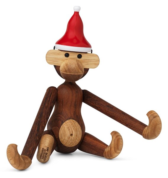 Kay Bojesen Denmark Kay Bojesen monkey & Christmas hat small monkey & Christmas hat