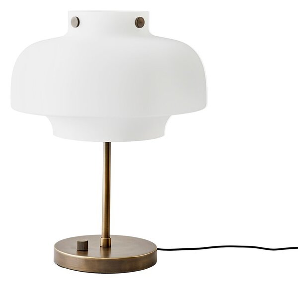 &Tradition Copenhagen table lamp SC13 opal glass-brass