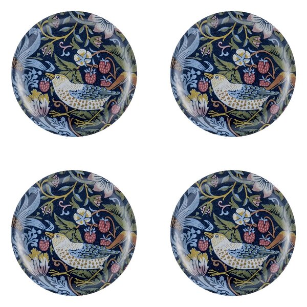 Åry Home Strawberry Thief glass coaster 4-pack Ø 11 cm