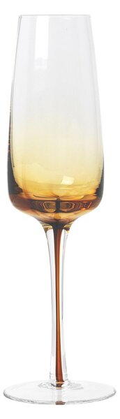 Broste Copenhagen Amber champagne glass 20 cl