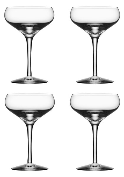 Orrefors More Coupe glass 4-pack 21 cl