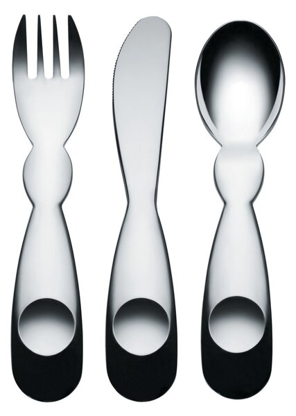 Alessi Alessini cutlery children's set 3 pcs