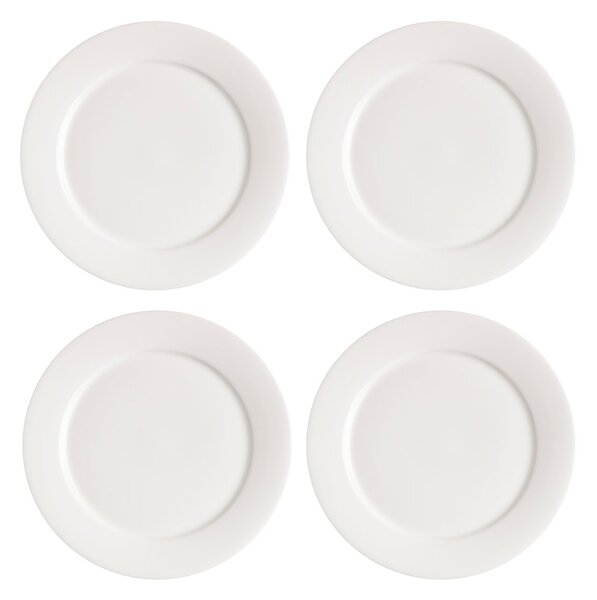 Scandi Living Kalk side plate 21 cm 4-pack white