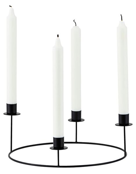 House Doctor Ring candle sticks black