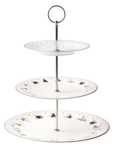 Wik & Walsøe Julemorgen cake stand white