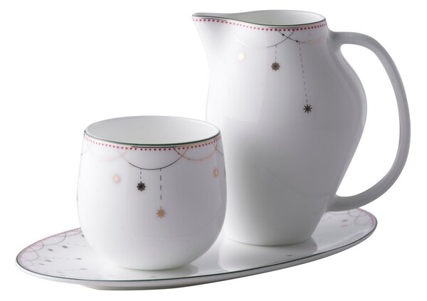 Wik & Walsøe Julemorgen milk and sugar set 1 set