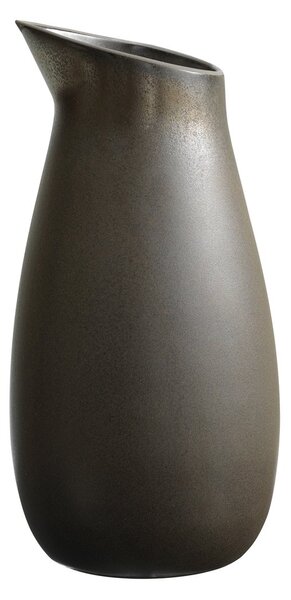 Aida Raw water carafe stoneware 1.2 l metallic brown