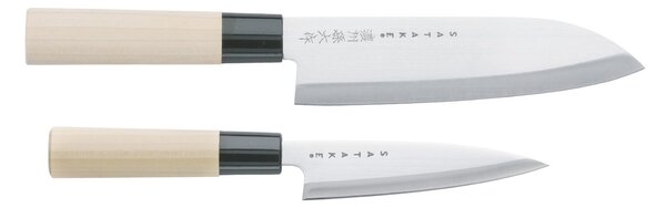 Satake Satake Houcho knife set petty & santoku 2 pieces