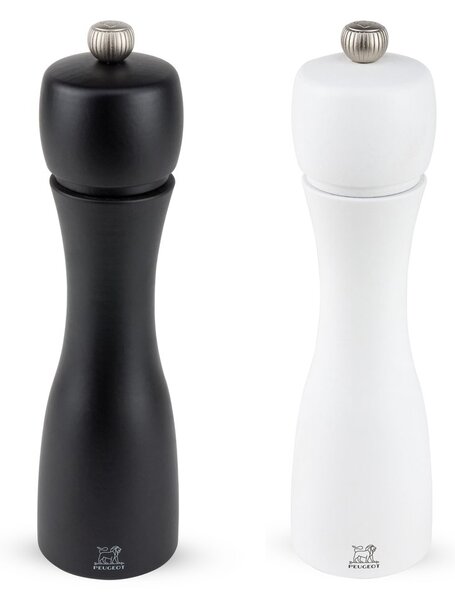 Peugeot Tahiti salt and pepper mill black and white