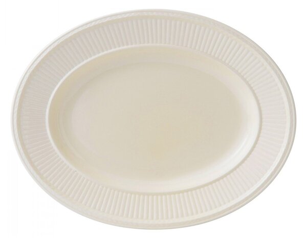 Wedgwood Edme oval serving plate white