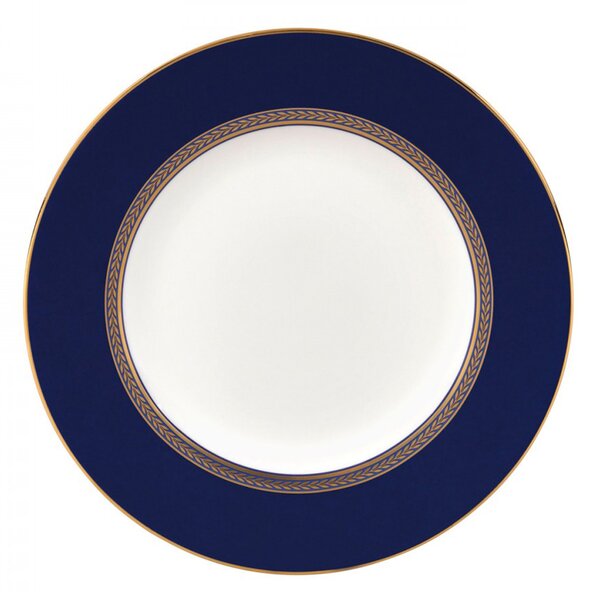 Wedgwood Renaissance Gold plate with blue rim Ø 20 cm