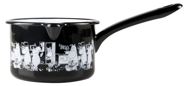 Muurla Moomin enamel sauce pan 0.8 L Moominfamiljen