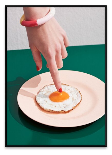 Paper Collective Fried Egg poster 30x40 cm