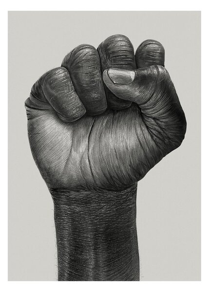 Paper Collective Raised Fist poster 30x40 cm