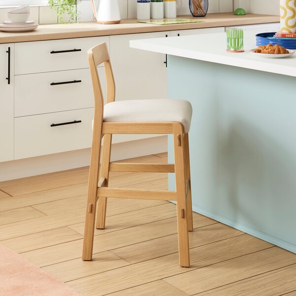 Elements Aylesford Bar Stool Light Oak