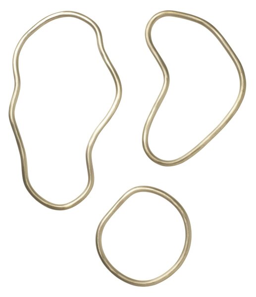 Ferm LIVING Pond trivet 3 pieces Brass