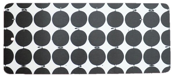 Opto Design Tallyho cutting board 40x17 cm Black-white