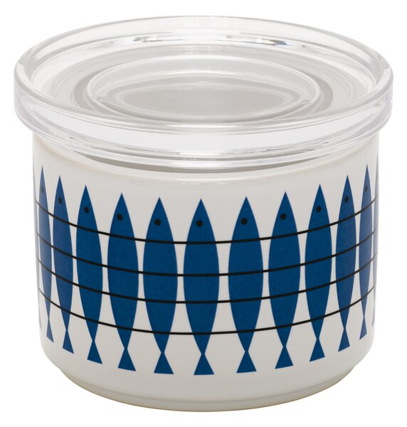 Almedahls Sill jar with lid Blue