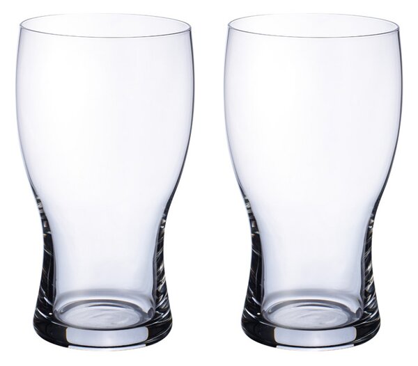 Villeroy & Boch Purismo pint beer glass 2-pack Clear