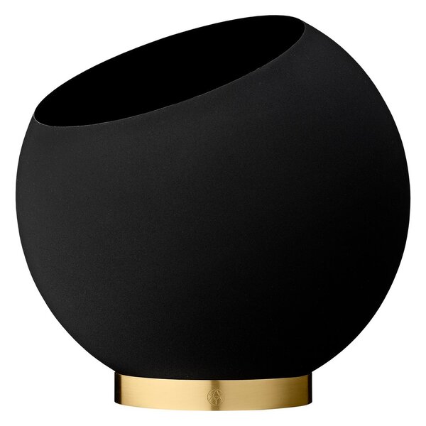 AYTM Globe flowerpot Ø30 cm Black