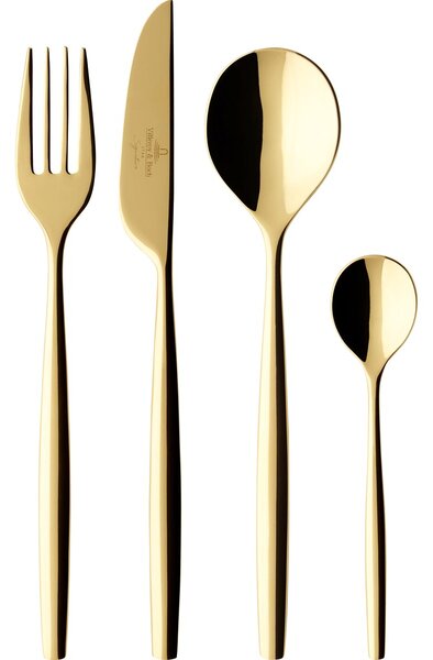 Villeroy & Boch Metro Chic d'Or cutlery 24 pieces Yellow