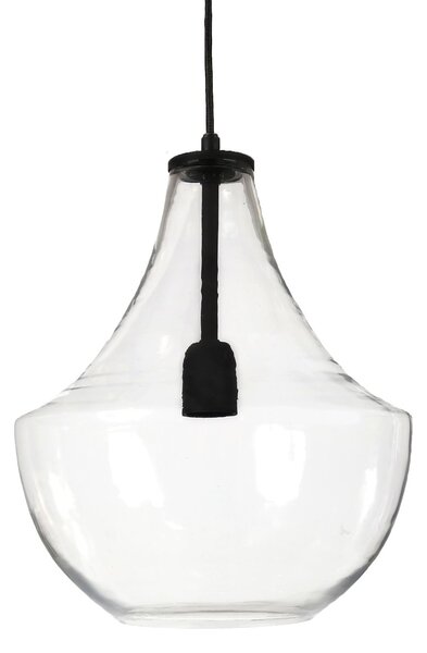 PR Home Hamilton ceiling lamp 30 cm clear-black