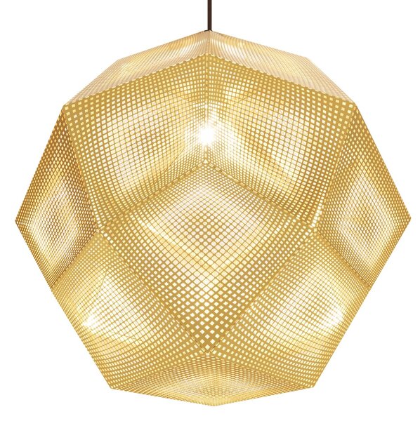 Tom Dixon Etch ceiling lamp 50 cm Brass