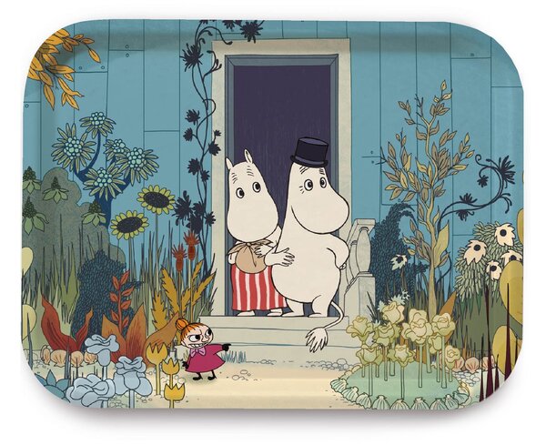 Opto Design Moomin Riviera Doorstep tray Blue-multi