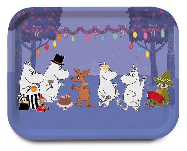 Opto Design Moomin Dancing tray Blue