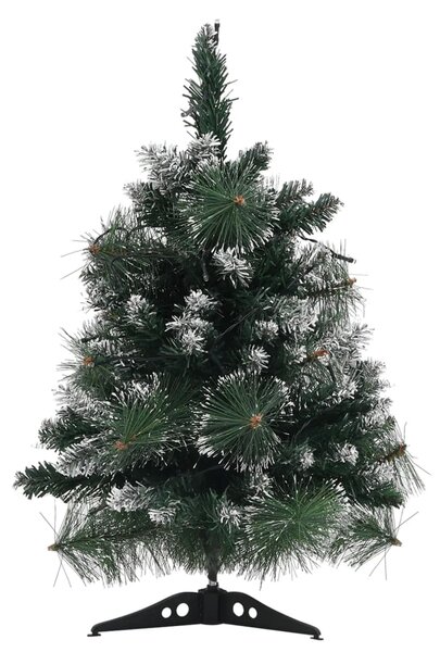 Artificial Pre-lit Christmas Tree with Stands Green 60 cm PVC