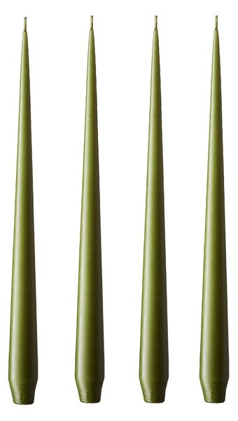 Ester & erik ester & erik candle 42 cm 4-pack olive glow Matte