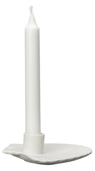 Byon Shell candle sticks 15.5 cm White