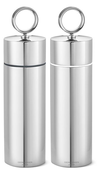 Georg Jensen Bernadotte salt- and pepper mill set Stainless steel