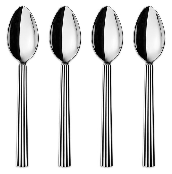 Georg Jensen Bernadotte teaspoon large 4-pack