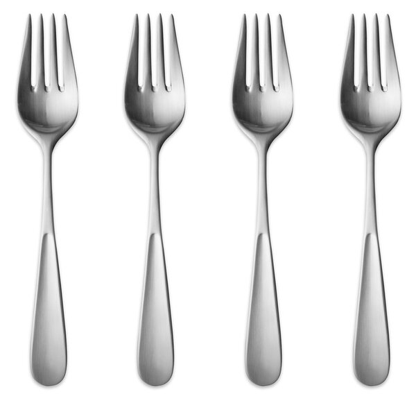 Georg Jensen Vivianna matte cake fork 4-pack