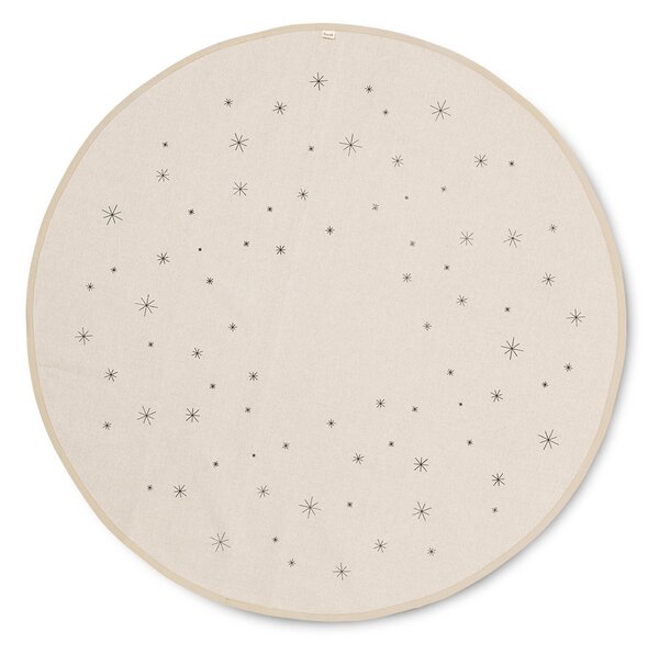 Ferm LIVING Star Christmas tree rug Ø120 cm Sand