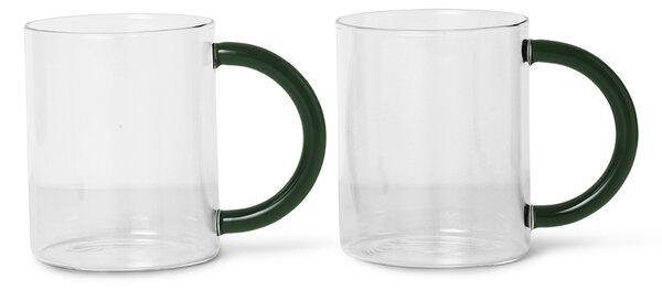 Ferm LIVING Sto mug 2-pack Clear