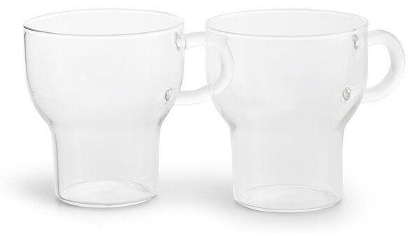 Sagaform Sagaform glassmug 25 cl 2-pack clear