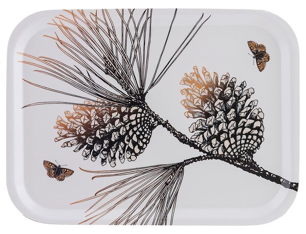 Åry Home Pine Cone tray 20x27 cm Cotton white