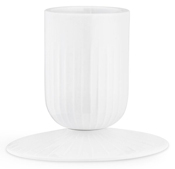 Kähler Hammershøi block candle Ø5 cm White