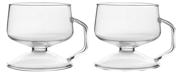 Muurla Olo glass for warm drinks 30 cl 2-pack clear