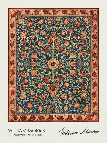 Fine Art Print Holland Park Carpet (1834), William Morris