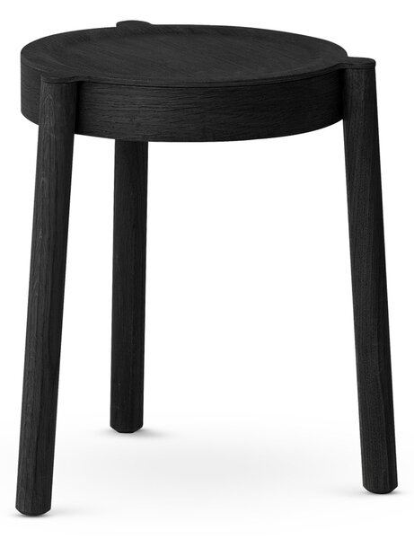 Northern Pal stool black oak