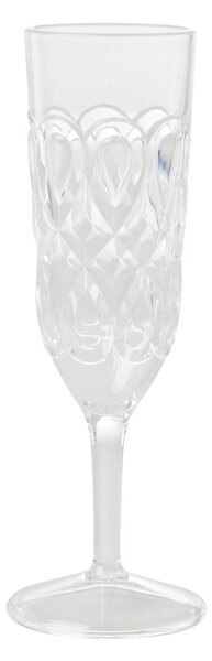 RICE Rice champagne glass acrylic clear