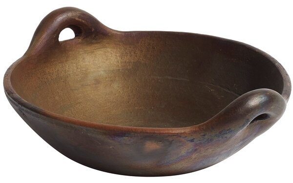 MUUBS Hazel bowl with handle L Brown